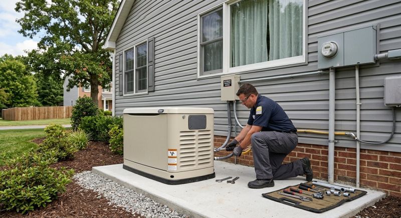 Backup Generator Installation in Conroe, TX